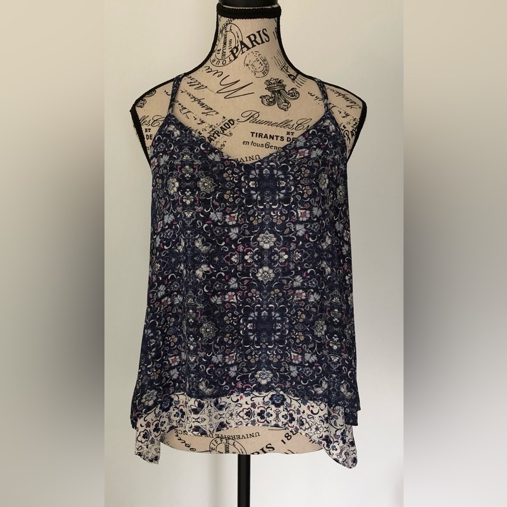 Maurices Spaghetti Strap Summer Top medium light fabric